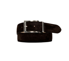 Leather Belt - Suede Coffee