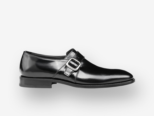 New Mens Italian Design Leather Look Diamante Slip On Shoes Colour Black Size 12 