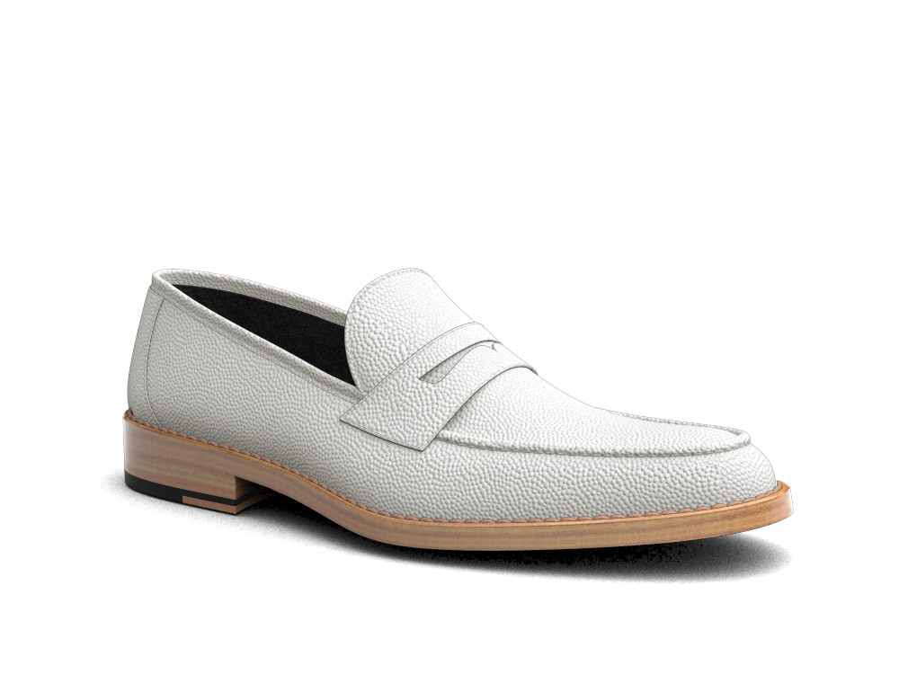 scarpe slip on uomo in pelle