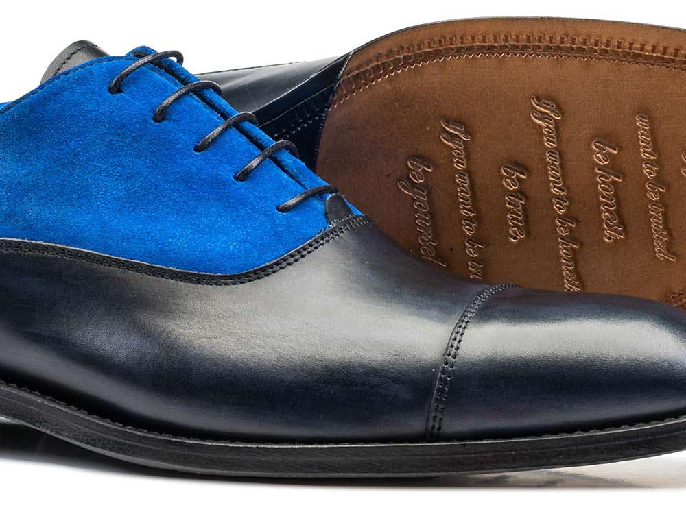 mens royal blue suede shoes