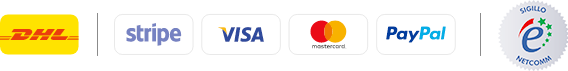 Accepted cards: PayPal, Visa, MasterCard, America Express, Sofort